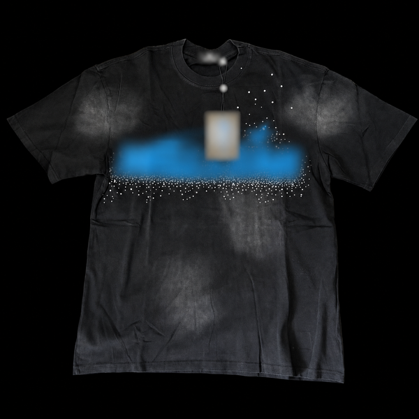 Crystal Cloud Tee β Washed Black