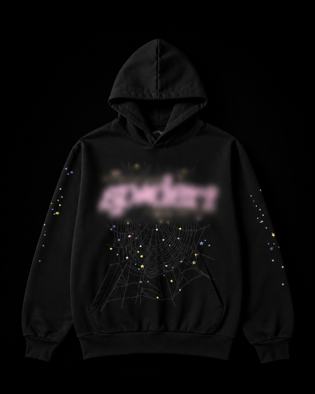 Web Hoodie β Black/Pink