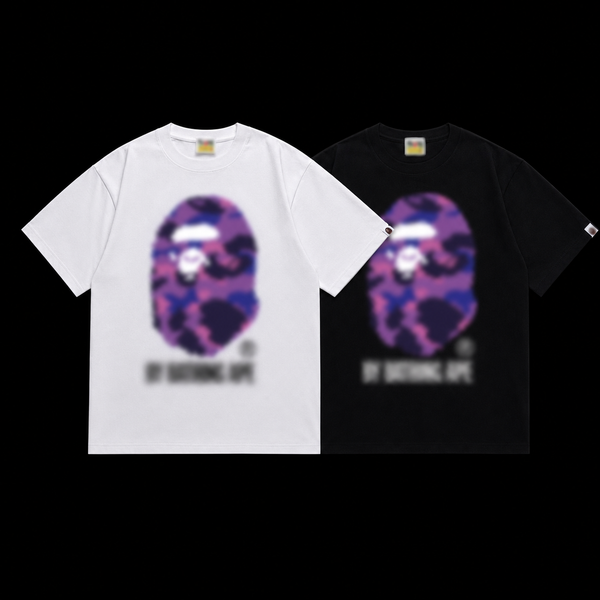 B4PE Purple Camo Ape Tee