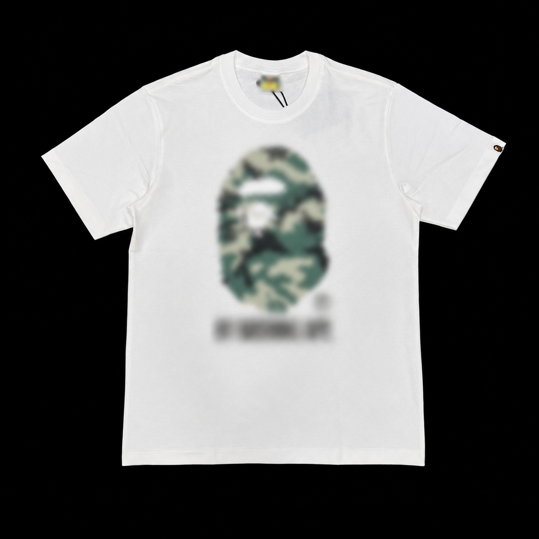 B4PE Woodland Camo Ape Tee β White