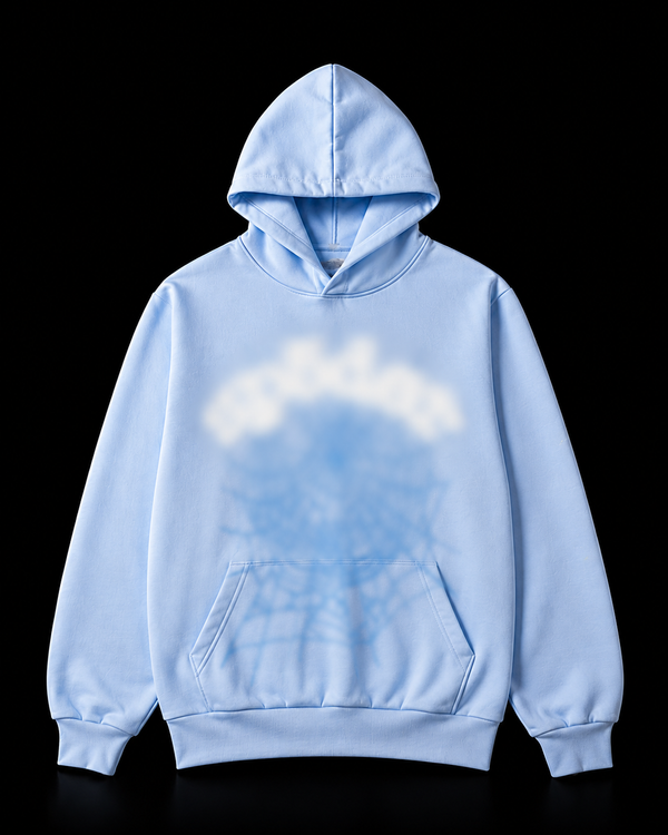 SP1DER Web Hoodie — Sky Blue