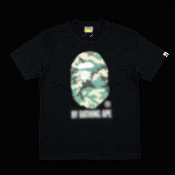 B4PE Glow Camo Ape Tee — Black