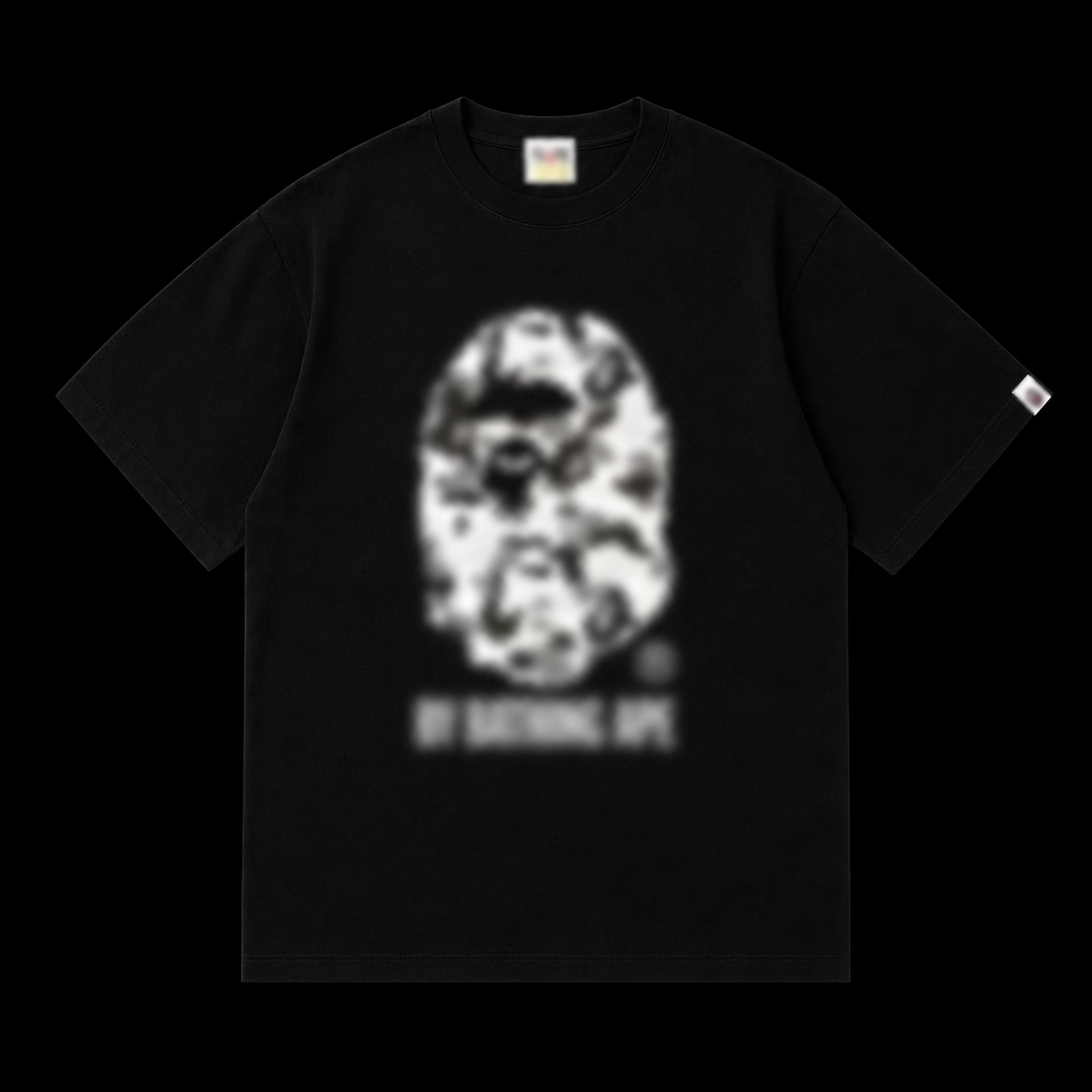 B4PE Moon Camo Ape Tee — Black