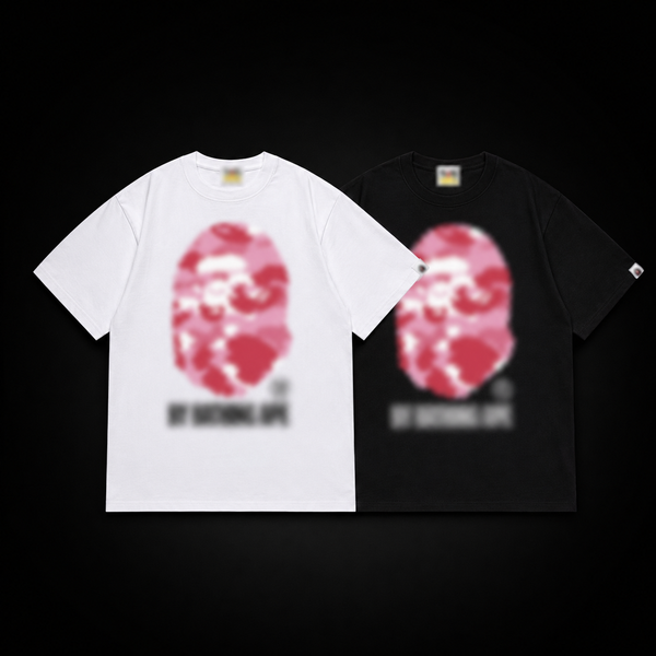 B4PE Pink Camo Ape Tee