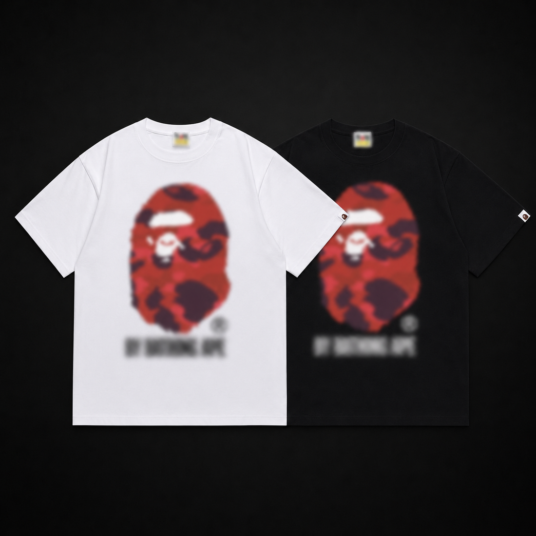 B4PE Red Camo Ape Tee